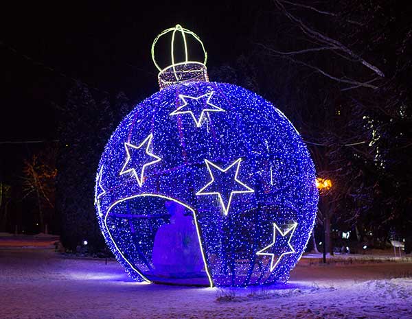 Новогодний декор в Нижнем Тагиле